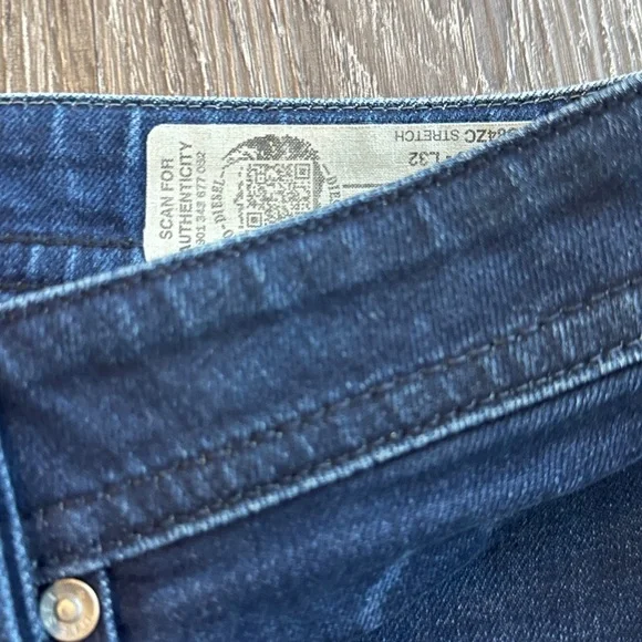 Diesel Booster Jeans Mens 33 Dark Wash Slim Straight Button Fly Stretch Denim - Picture 13 of 17